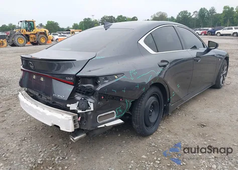 2022 Lexus Is 350 F Sport из США, поврежденный, VIN JTHGZ1B24N5051969